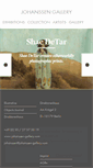 Mobile Screenshot of johanssen-gallery.com